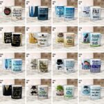 30 Estampas p/ Canecas - Dia dos Pais - Imagem 2
