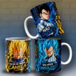 Dragon Ball Vegeta Seu Verme Insolente - Arte Avulsa Caneca