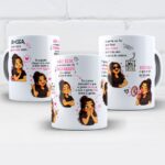Amiga Eu Tava Pensando Aqui Menina - Arte Avulsa Caneca