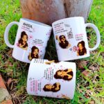 Amiga Eu Tava Pensando Aqui Menina - Arte Avulsa Caneca - Imagem 2