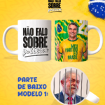 Não Falo Sobre Política | Flávio B. - Artes Avulsas Caneca