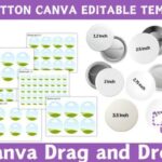Moldura Button - Molde Limpo CANVA