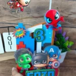 Vingadores Baby - Topo de Bolo Cenário