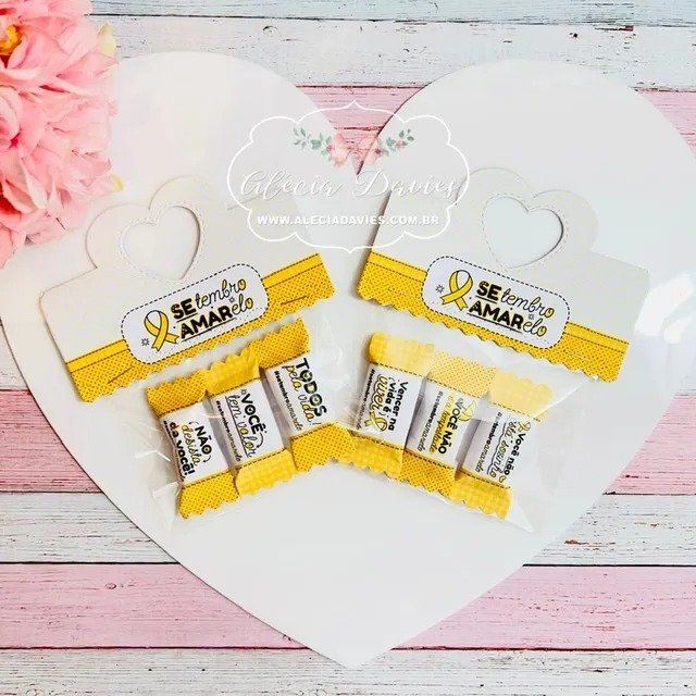 Kit Arte Solapa/Bala - Setembro Amarelo - Imagem 2