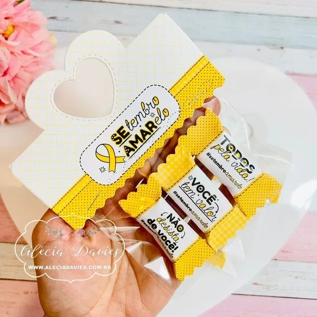 Kit Arte Solapa/Bala - Setembro Amarelo - Imagem 1
