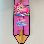 Card lápis corujinha rosa dia dos professores