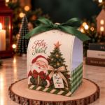 Caixa para Mini  Panetone - Natal
