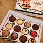 Caixa para 12 doces - Natal