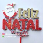 Kit 12 Topos de Bolo Natalinos - Imagem 2