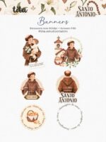 Santos - Santo Antônio - Ilustrações (Tita) - Imagem 2