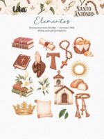 Santos - Santo Antônio - Ilustrações (Tita) - Imagem 4