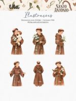 Santos - Santo Antônio - Ilustrações (Tita) - Imagem 3