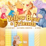 Yellow Bear & Friends • Winnie Pooh - Kit Digital