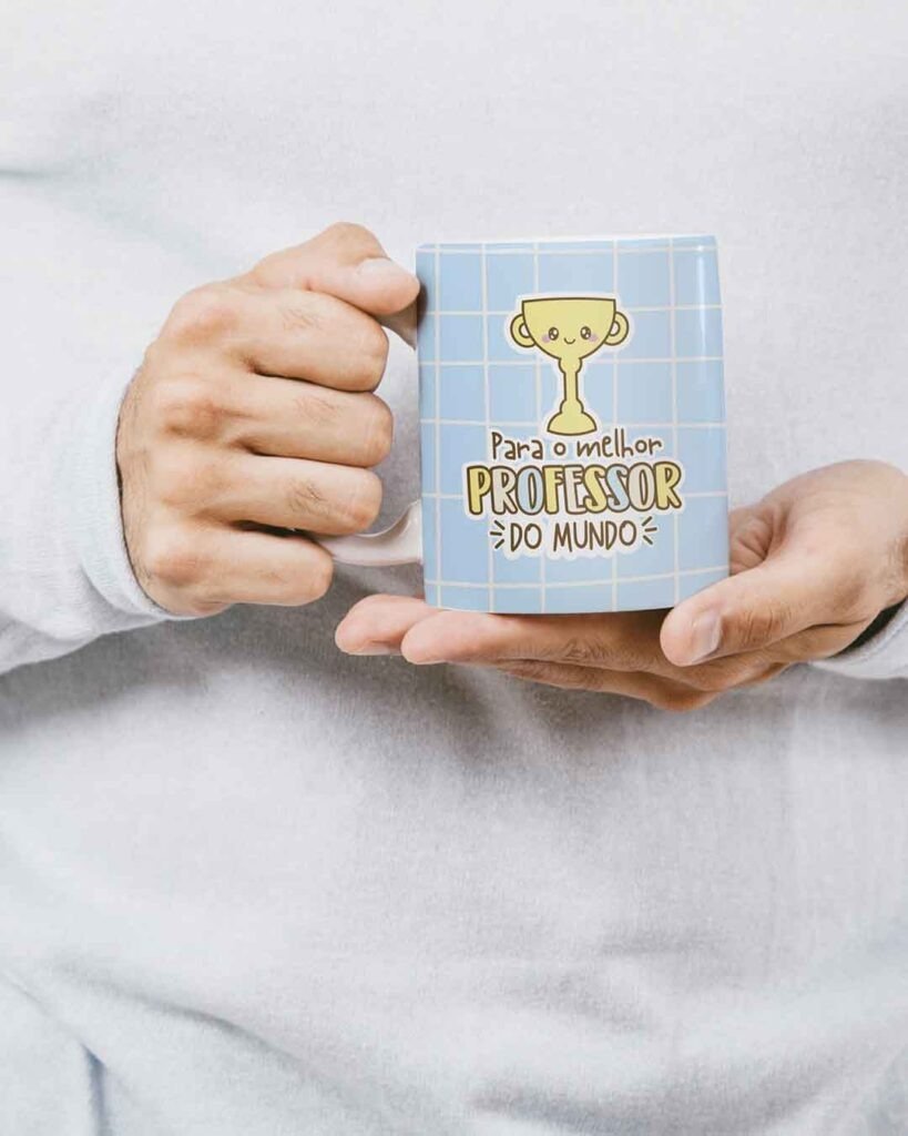 Kit Capas Caneca Botton Professor e Professora (Bicho Papel) - Imagem 3