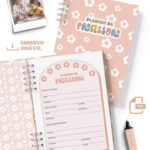 Kit Planner da Professora Permanente Retrô (Bicho Papel)