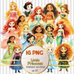 Princesas  Disney - Kit Digital - Imagem 2